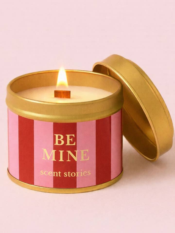 Sei mein - Valentinskerze - Premium-Sojawachs - Karton mit 6 Stück für den Großhandel von SCENT STORIES by Joanna