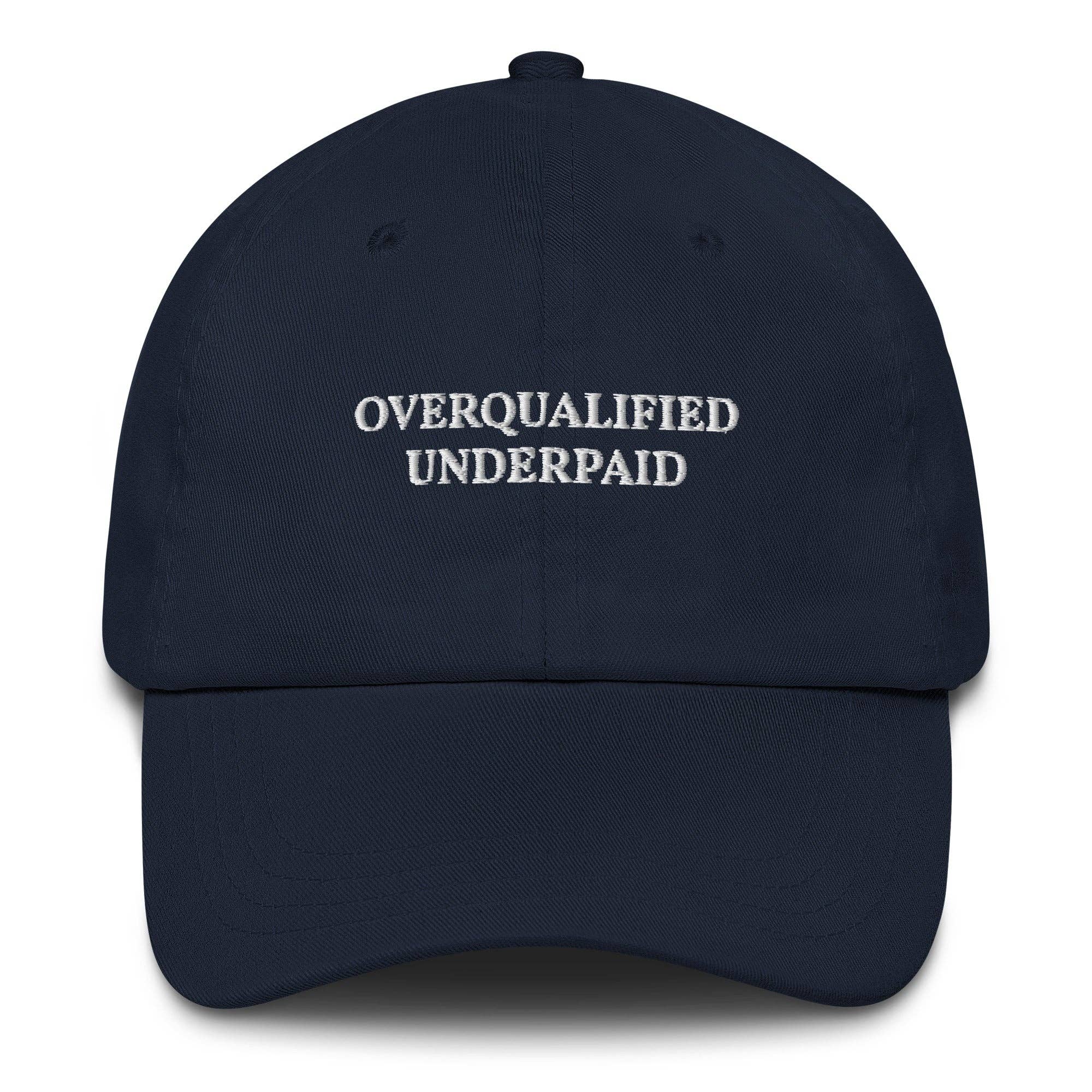 The Refined Spirit - Wholesale Baseball Cap - Unisex - Overqualified Underpaid - Cap7