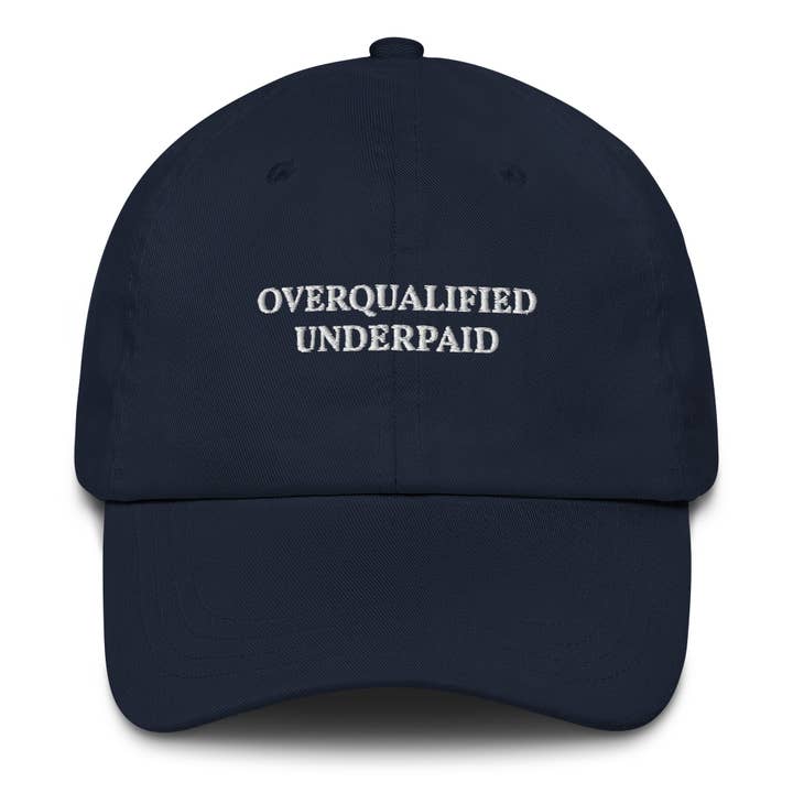 The Refined Spirit - Wholesale Baseball Cap - Unisex - Overqualified Underpaid - Cap7