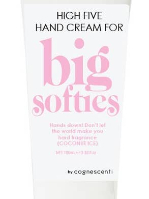 Quirky - Crème pour les mains High Five pour les grands doux pour la vente par Cognescenti Pty Ltd