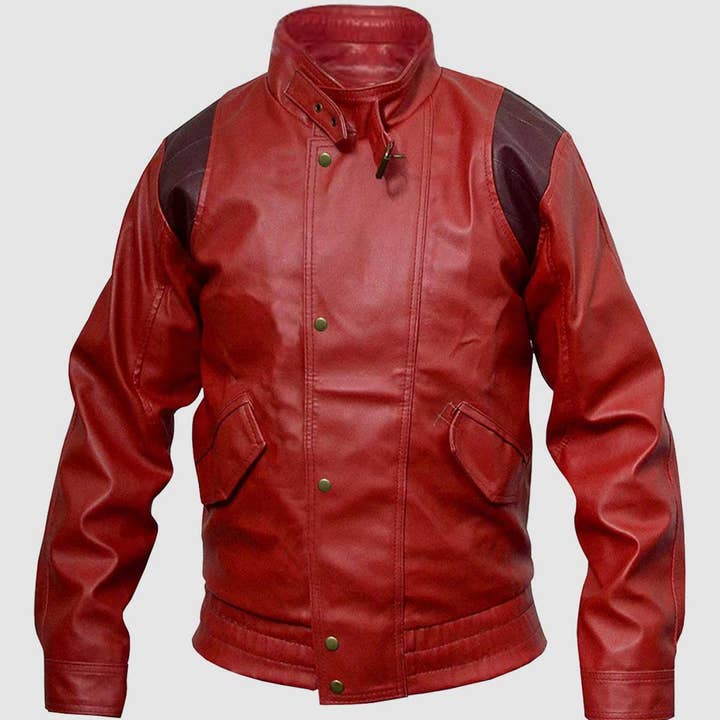 Rote Leder-Bomberjacke für den Großhandel von The Royale Leather