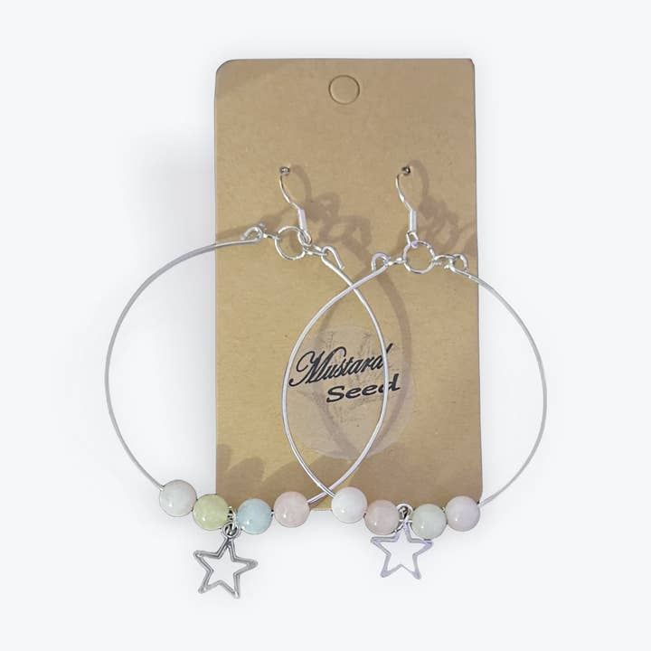 Follow Your Dreams Hoop Earrings for wholesale by Mustard Seed Acquisitions