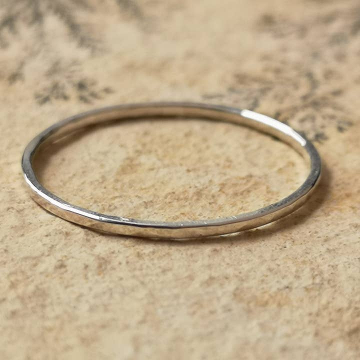 Delicate 1mm Sterling Silver Ring for wholesale by Gaia's Candy