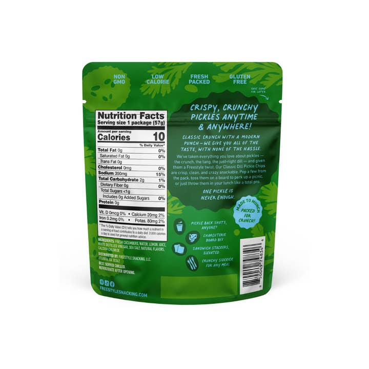 Freestyle Snacks - Wholesale Chips - Classic Dill Pickle Chips (6 Pack)4