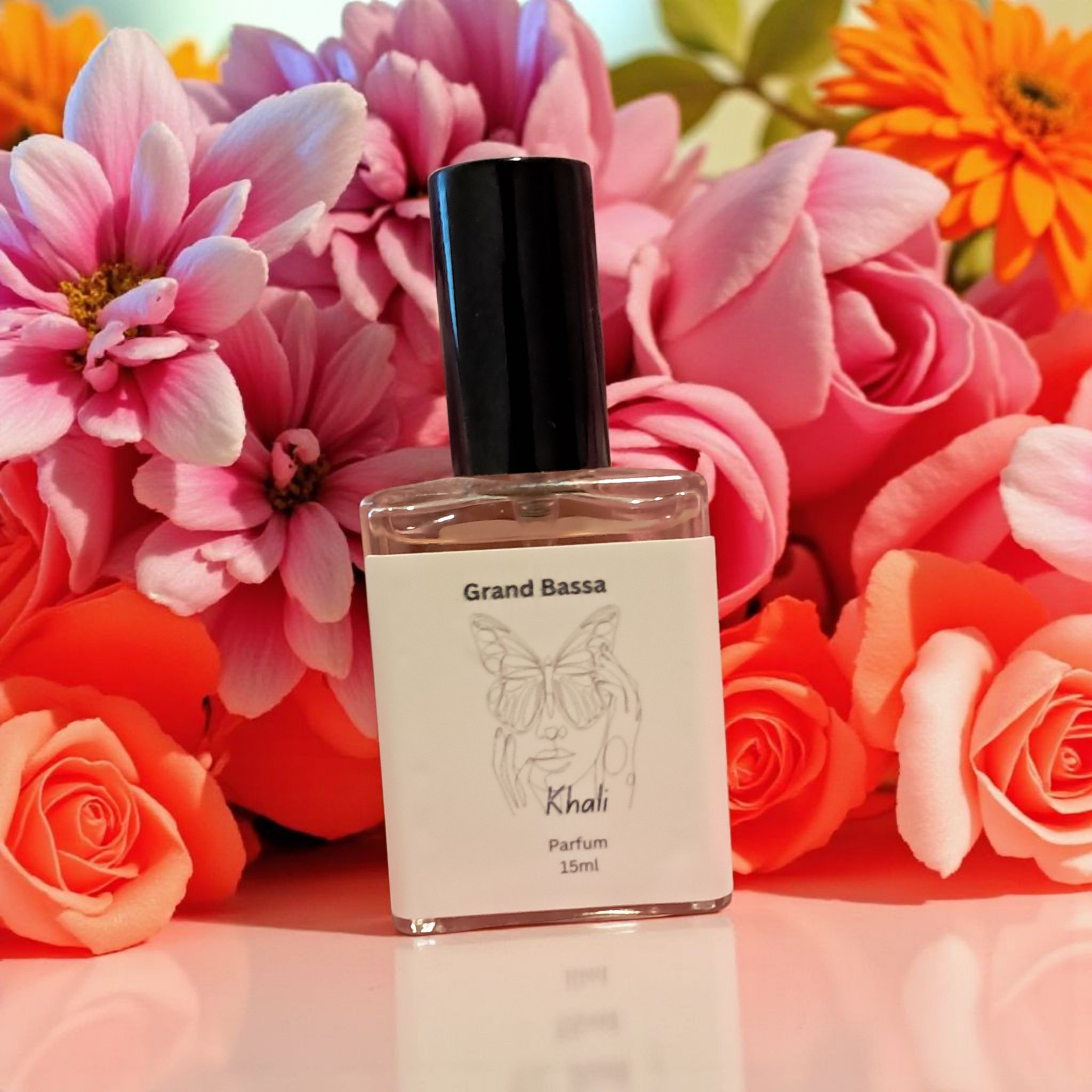 Grand Bassa Candle Co. - Wholesale Perfume/Eau de Toilette - Khali- caramel, white musk, honey Perfume Spray2