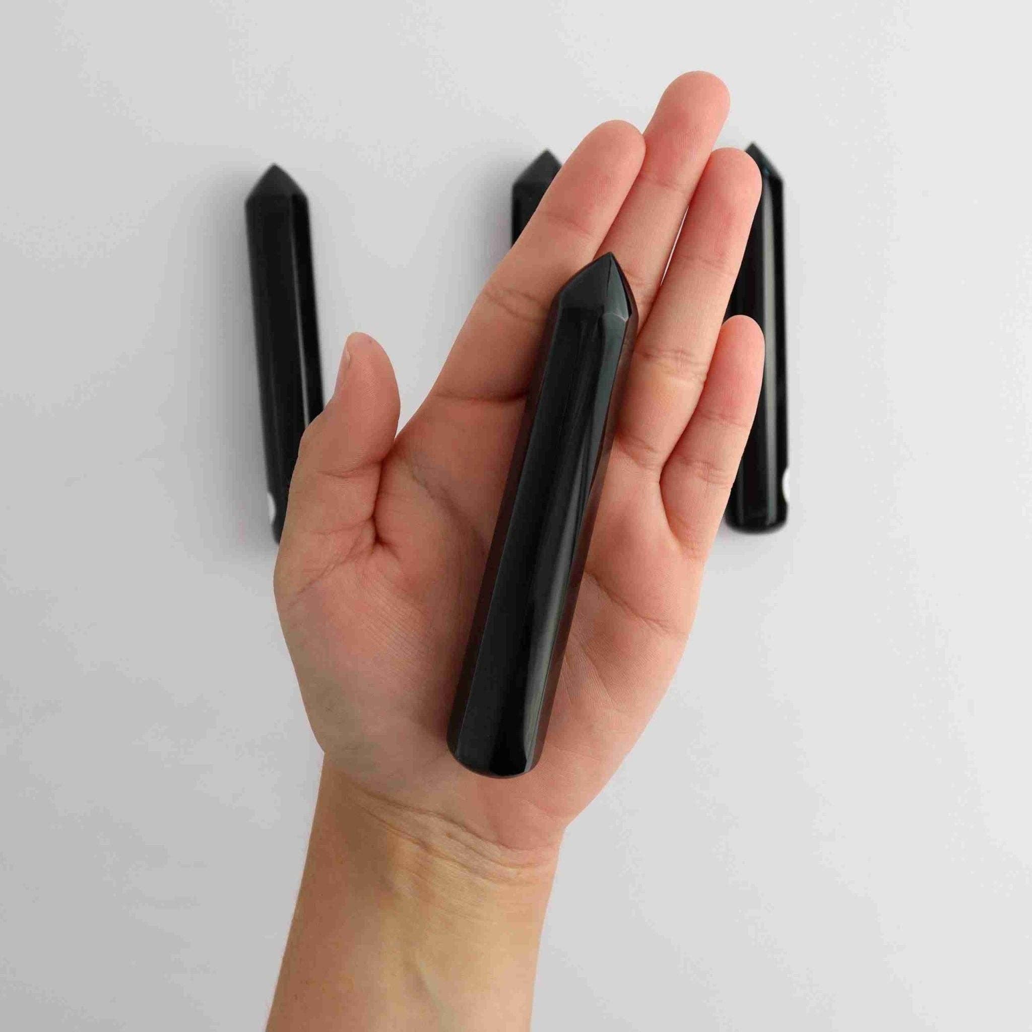 Mi Esperanza Minerals – wholesale Spiritual stone/crystal – Obsidian Pencil Point2