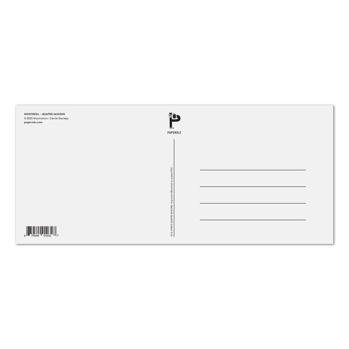 Paperole - Wholesale Postcard - MONTRÉAL - FOUR SEASONS — Postcard2