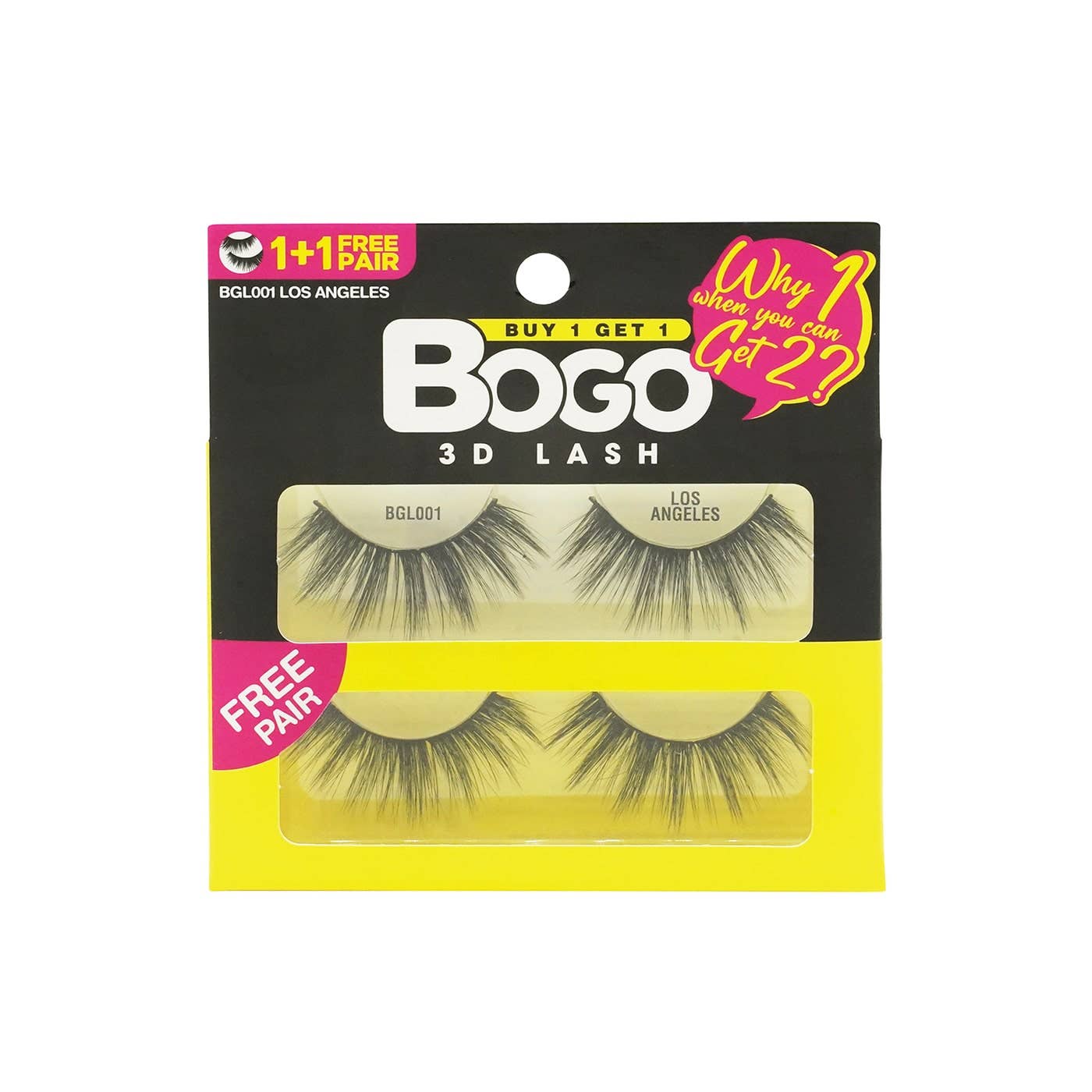 EBIN NEW YORK - Wholesale False/Fake Eyelashes - BOGO 3D Lash - LOS ANGELES