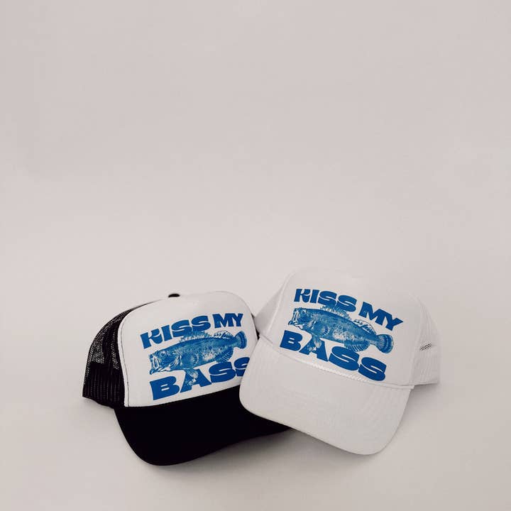 Electric label - Wholesale Trucker Hat - Unisex - Kiss My Bass Trucker hat