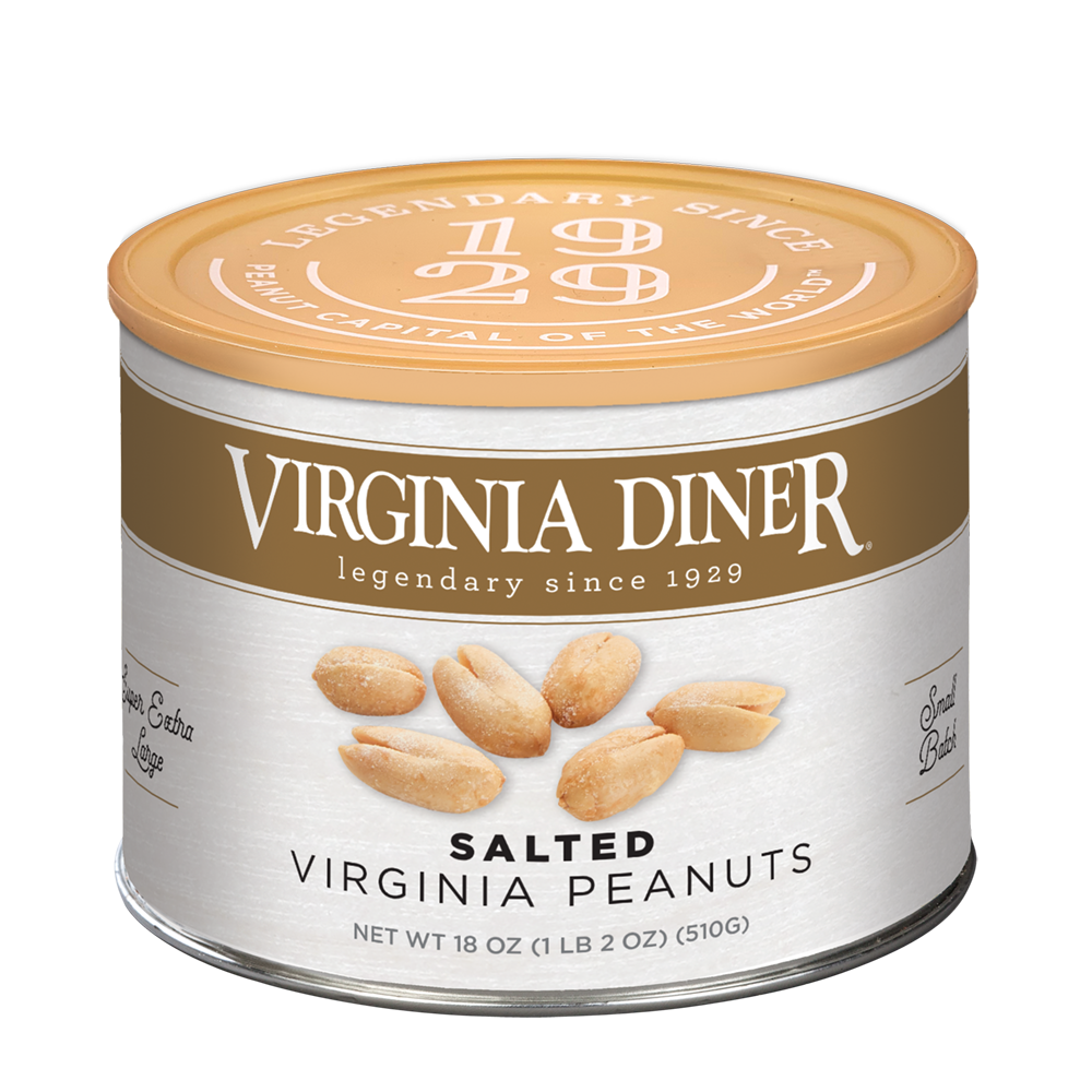 Virginia Diner, Inc. - Wholesale Nuts - 18 oz Salted Virginia Peanuts1