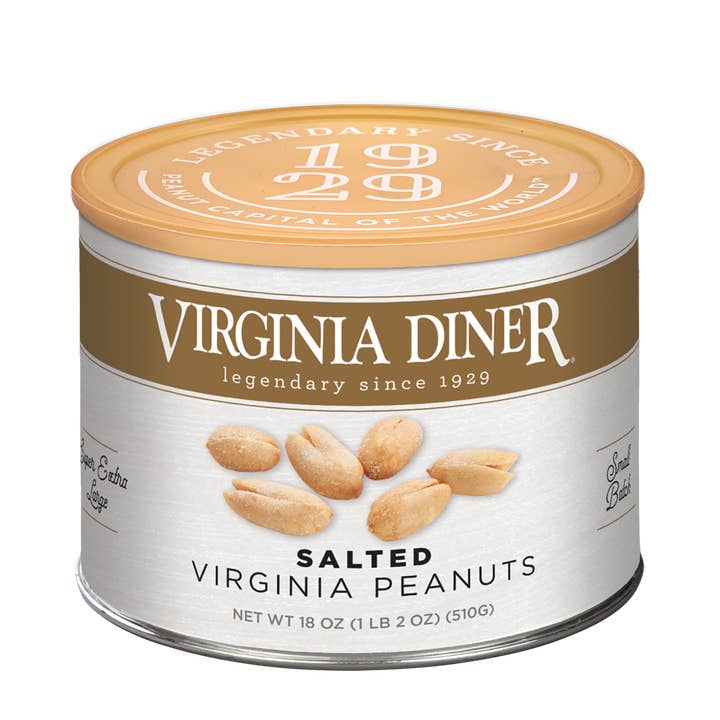 Virginia Diner, Inc. - Wholesale Nuts - 18 oz Salted Virginia Peanuts1