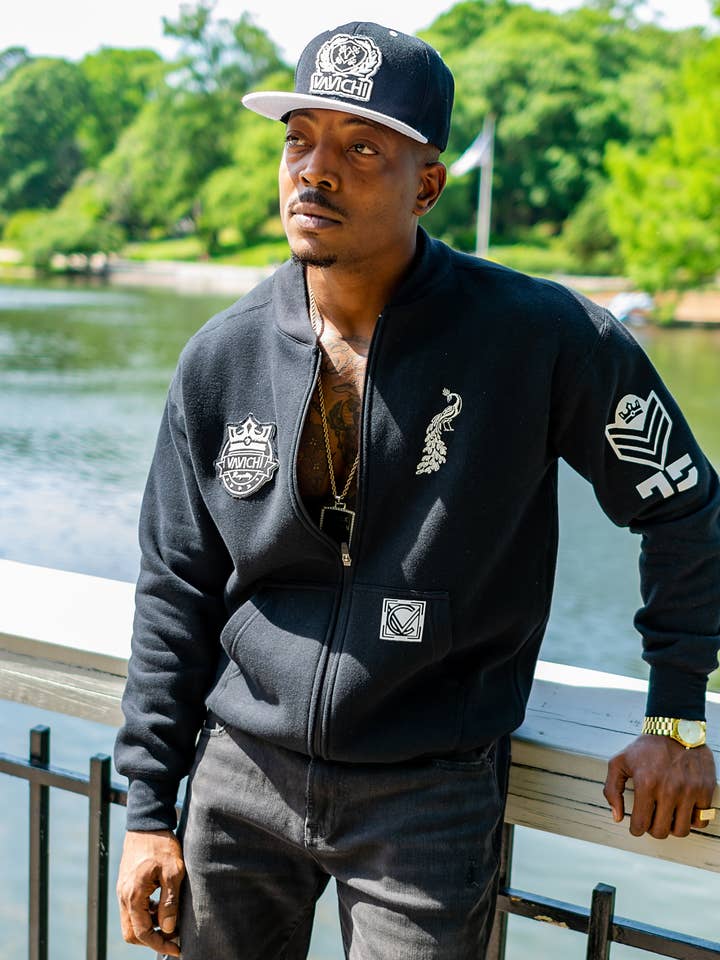 Chaqueta bombardero VaViChi Royalty para venta al por mayor de VaVichi Clothiers