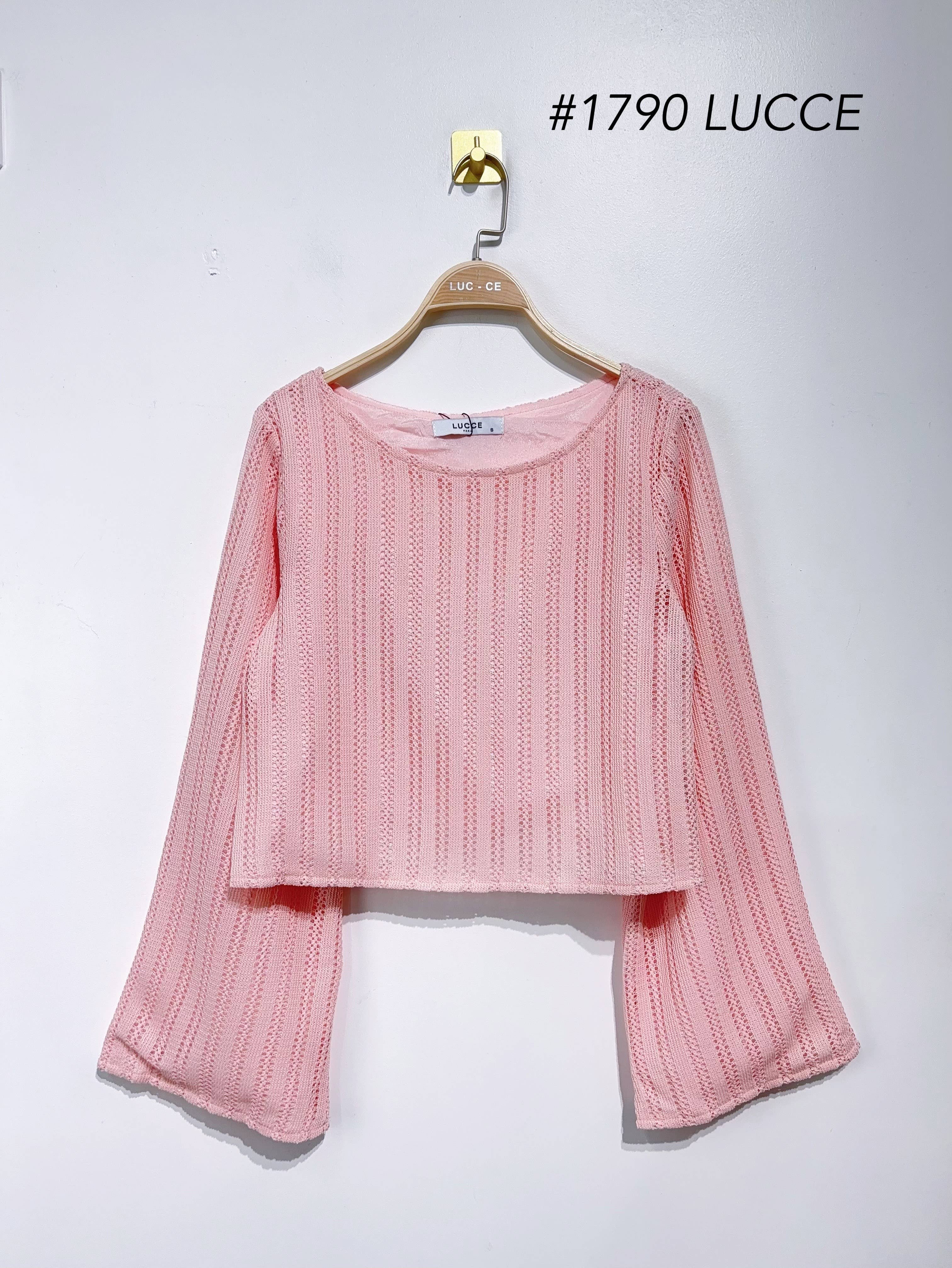 LUCCE - Wholesale Top - Maternity - Long-sleeve openwork top - PU17900