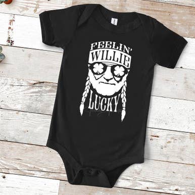 Trendy Transfers - Wholesale Sublimation Transfer - Feelin' Willie Lucky INFANT Screen Print Transfer