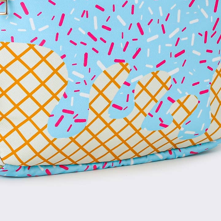 sassy kids palace - Wholesale Lunch Bag/Box - Kids - Ice Cream Drip Canvas Lunch Boxes Bag3