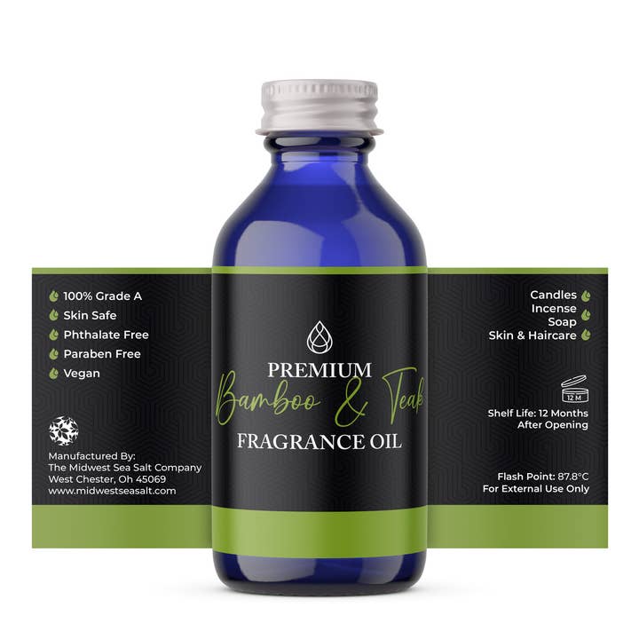 The Midwest Sea Salt Company - Wholesale Fragrance Oil - Bamboo & Teak Fragrance Oil