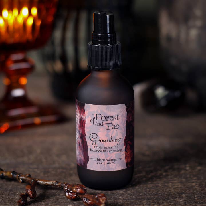of Forest and Fae - Wholesale Meditation Supplies - Grounding Ritual Spray • Crystal Infused • Witchcraft
