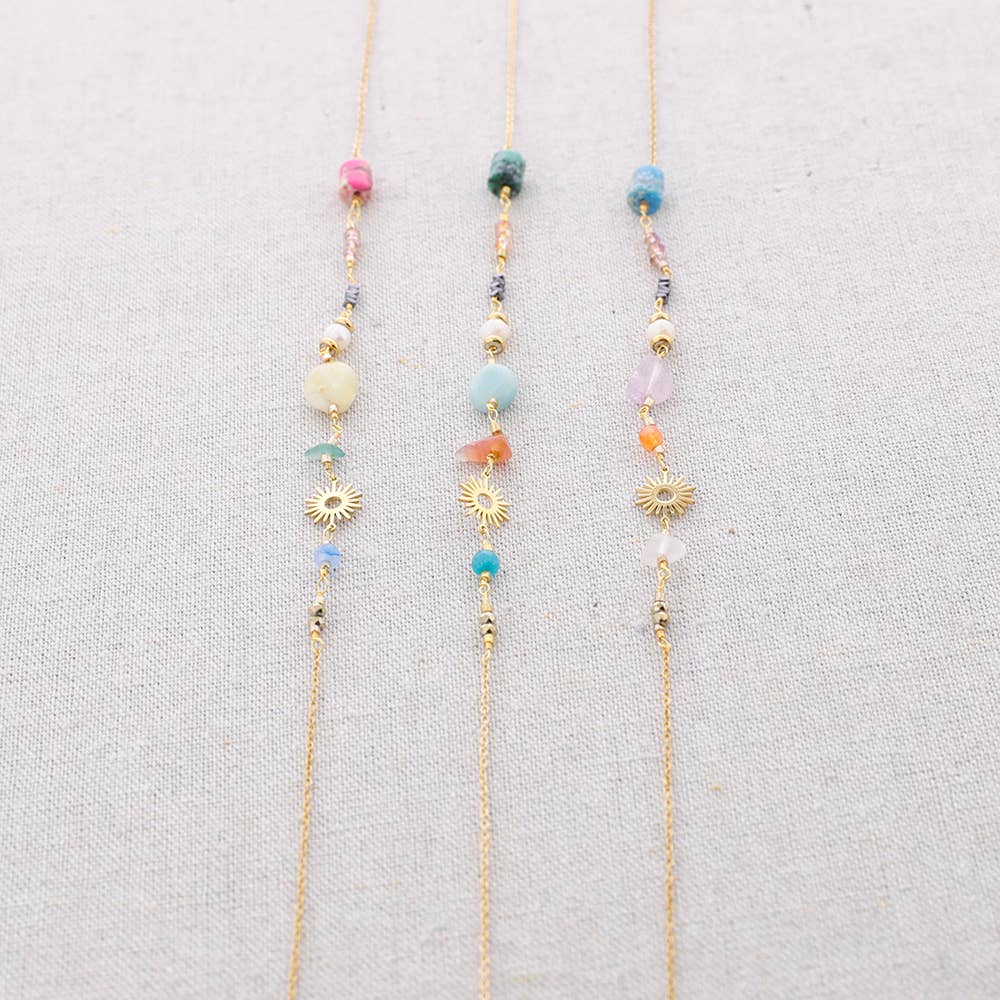 Sonata – Großhandel Perlenkette – Piedras Soles Halskette aus Stahl3