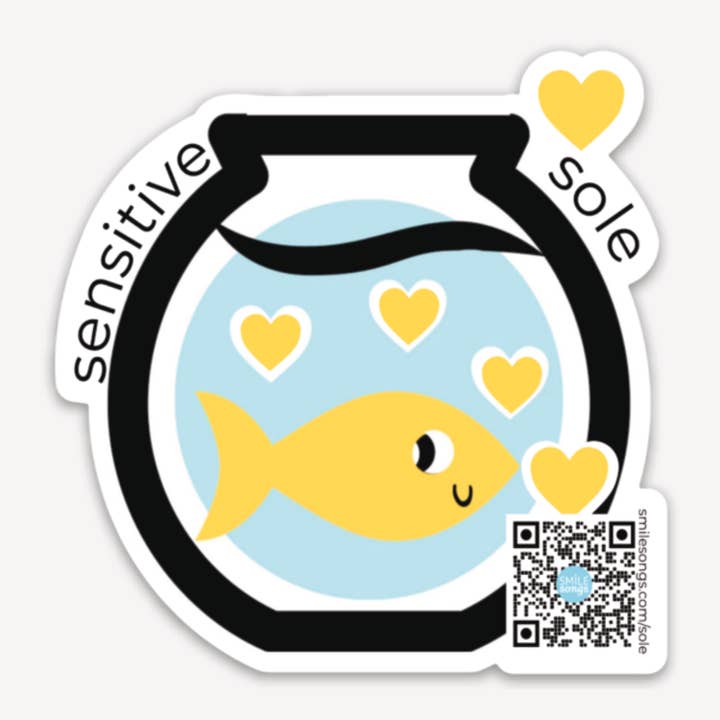 Sensitive Sole Singing Magnet QR Code for wholesale by Smile Songs