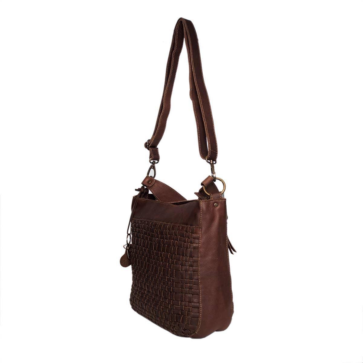 Arrigo - Wholesale Shoulder Bag - Women's - Arrigo Leather Shoulder Bag Made Of Supple Braided Leather3