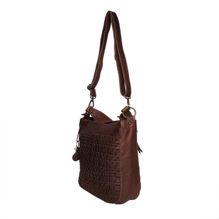 Arrigo - Wholesale Shoulder Bag - Women's - Arrigo Leather Shoulder Bag Made Of Supple Braided Leather3