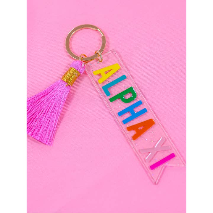 Duo Threads - Wholesale Keychain - Women's - Tassel Sorority Key Fob22
