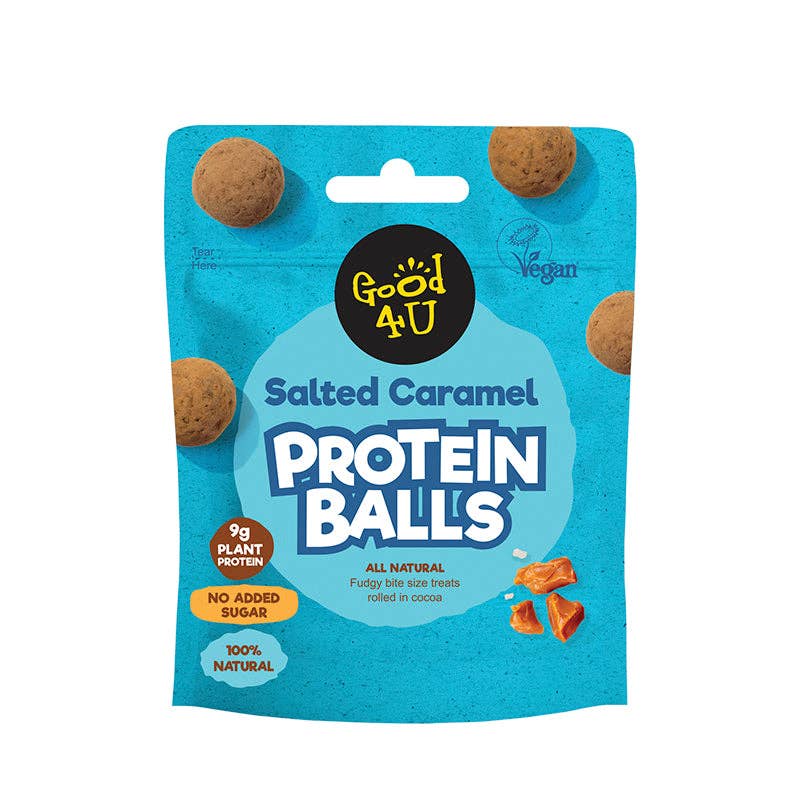 Good4U – wholesale Snack bar – Salted Caramel Protein Balls Mini Doy Bag