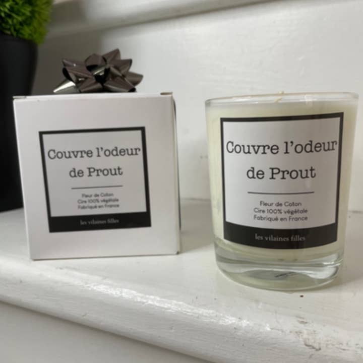 Les Vilaines Filles - Wholesale Jar/Filled Candle - Candle that "covers the smell of fart"1