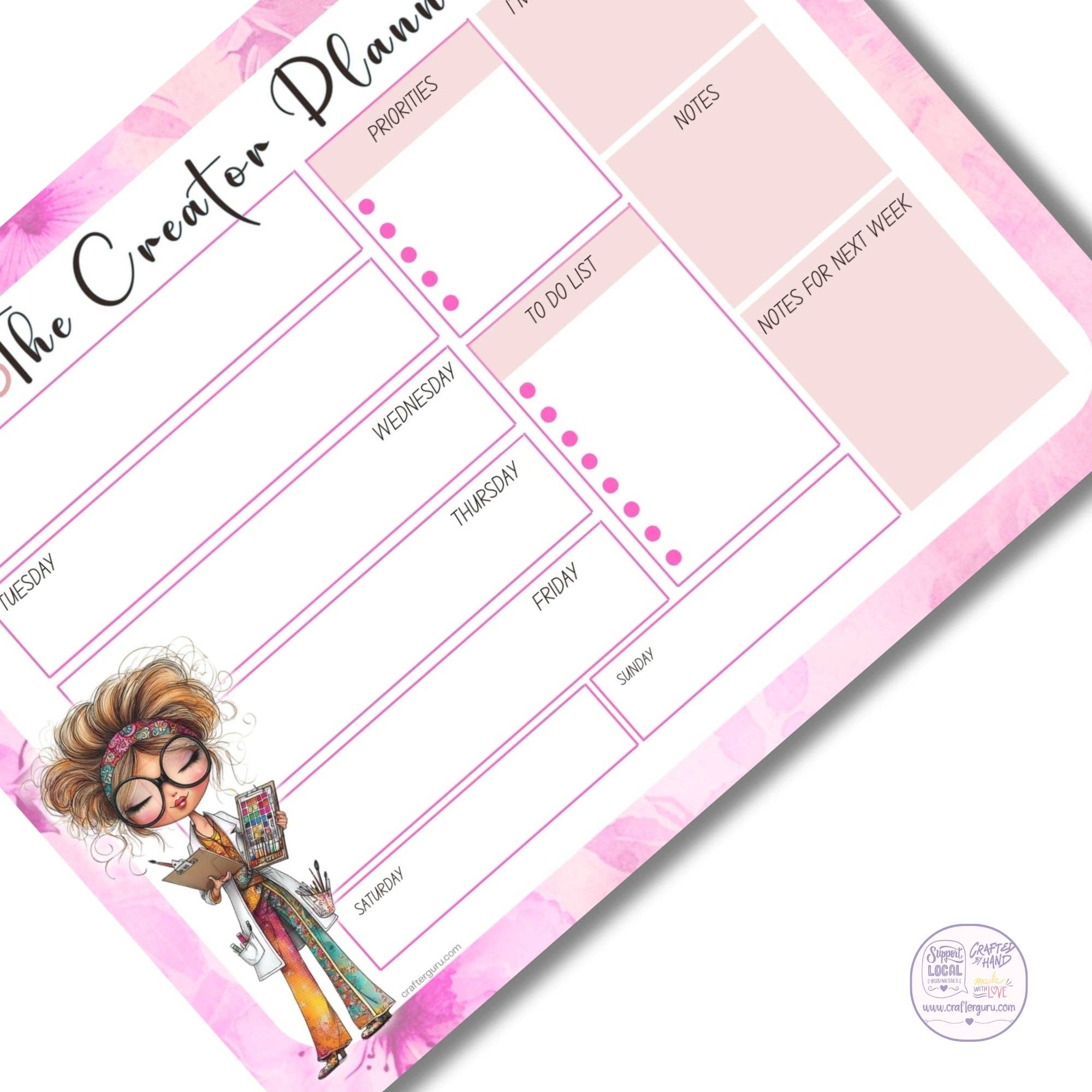 Crafter Guru Shop - Wholesale Planner - The Creator Weekly Planner Pad2