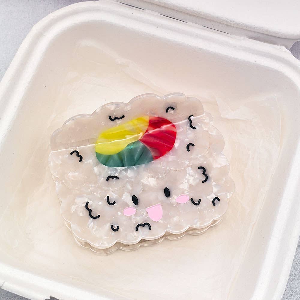 SoapElenGlen - Wholesale Hair Clip - Women's - Fun Sushi Series Hair Clip, Octopus Acetate Claw Clip3