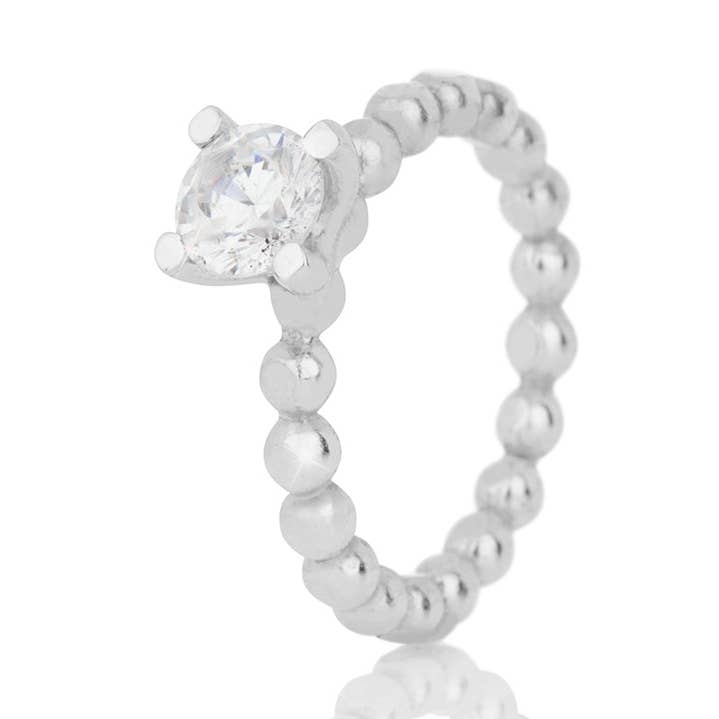 Tails Hringur Classique 2 - Rhodium pour la vente par bylovisa