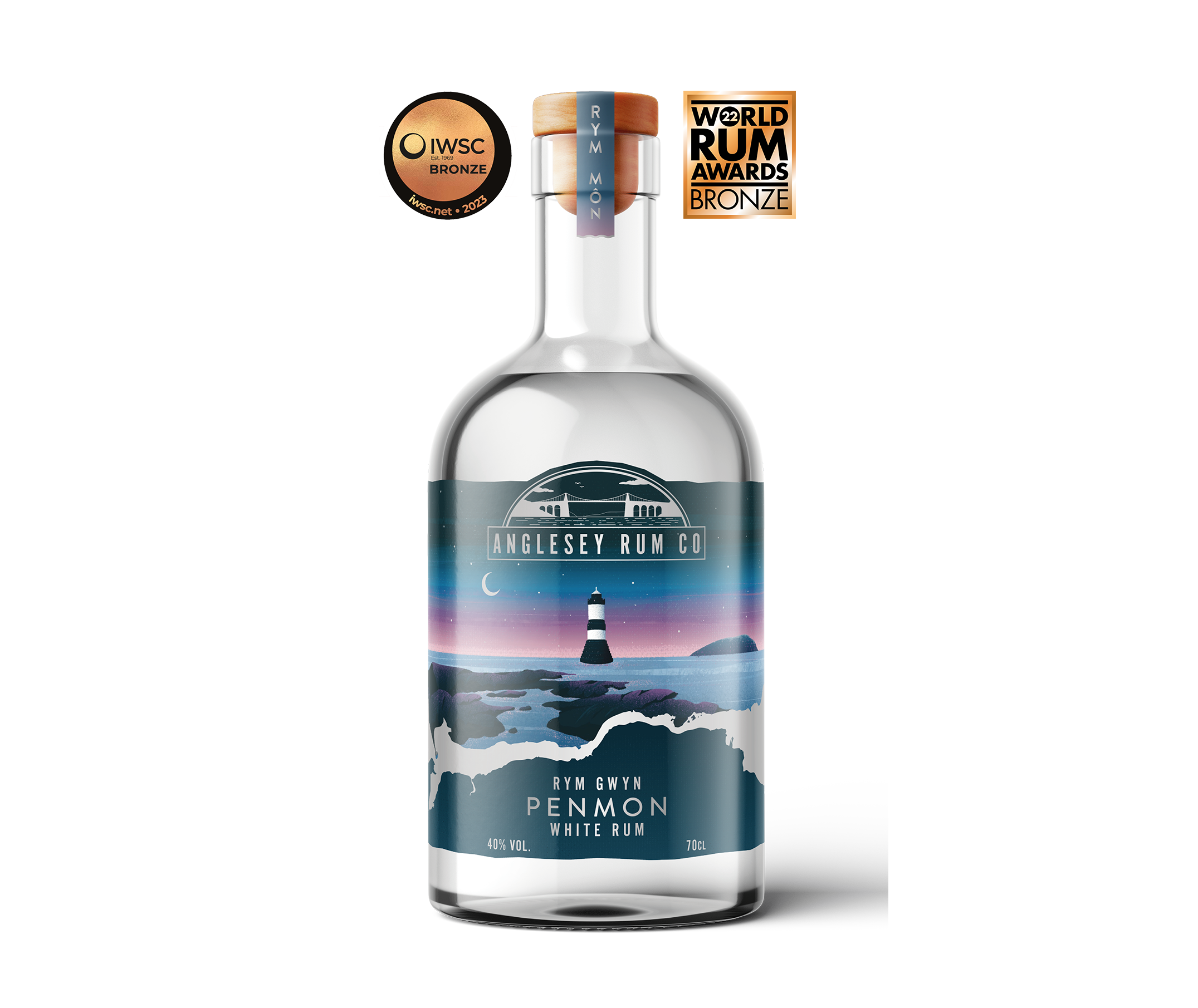 Llanfairpwll Distillery – wholesale Rum – Penmon White Rum1