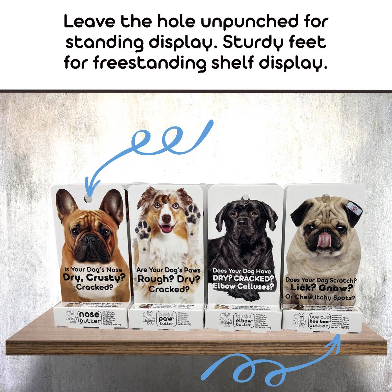 The Blissful Dog – Engroshandel Pelsplejeprodukter til kœledyr – Hund – Hængende bliss-bokse sæt 2 - 24 stk. rør à 0,15 oz1