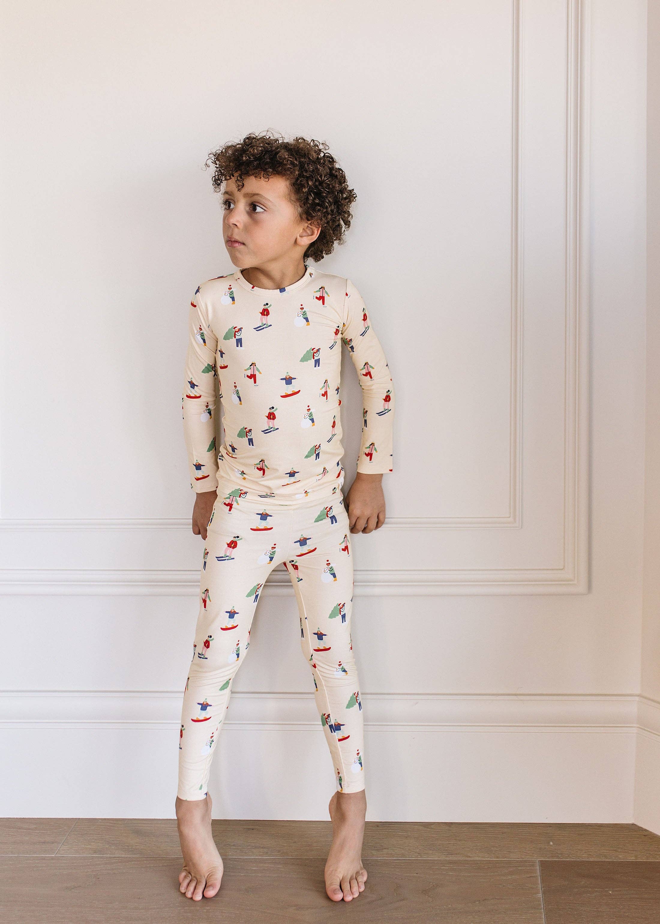 Loocsy LLC - Wholesale Sleepwear Set - Kids - Skiers Pajama Set2