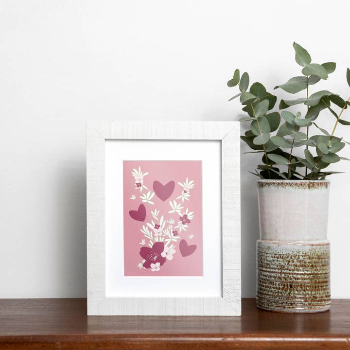 Kartoti Designs - Wholesale Stationery/Notecard Set - Sweetheart Garden Mini Print Card Set – Set of 37