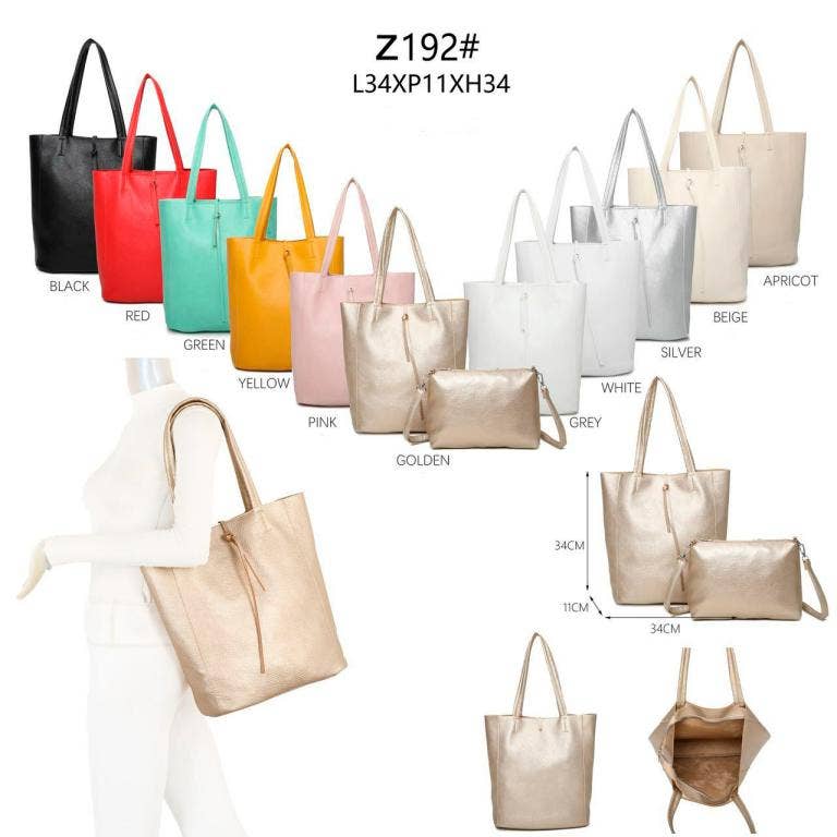 Chenson & Gorett – Großhandel Schultertasche – Damen – Universitäre Synthetische Schultertasche + Extra Täschchen Z1922