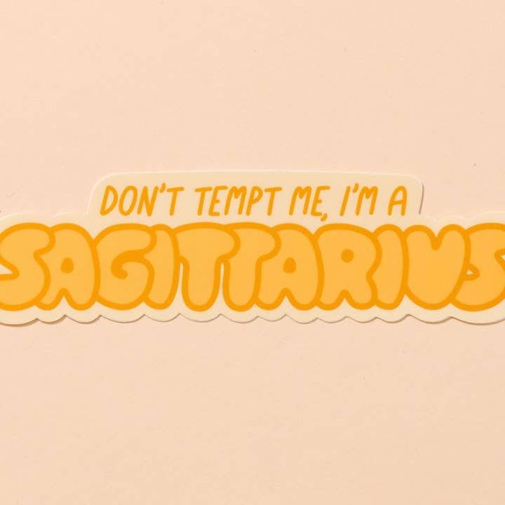 Skytten Vinylklistermärke - Stjärntecken, Horoskop, Rolig för wholesale av And Here We Are