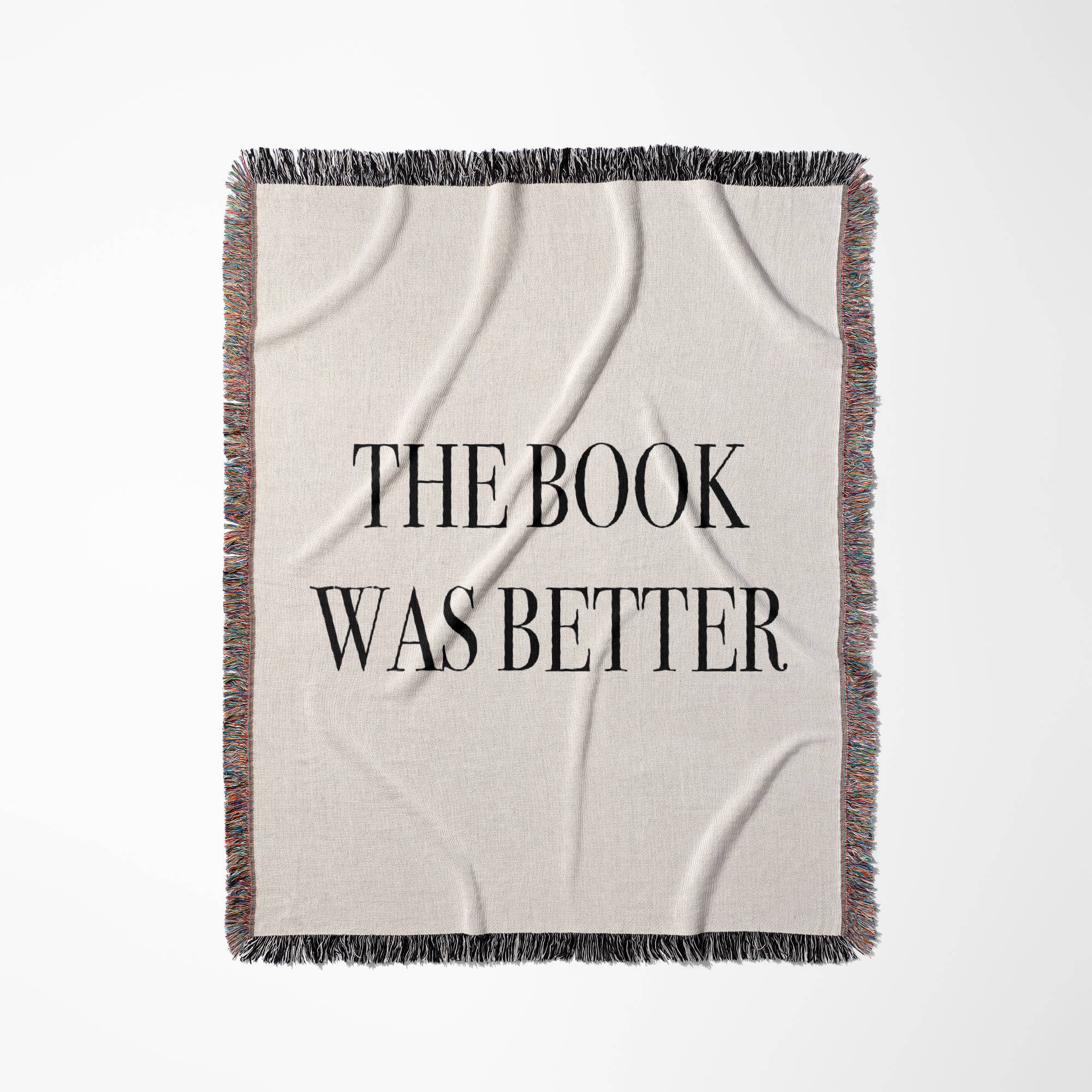 3dRose - Vente Plaids - 3dRose, LE LIVRE ÉTAIT MIEUX, Couverture