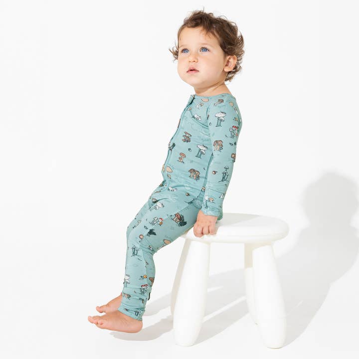 Mushroom Cycle Bamboo Convertible Footie för wholesale av Bellabu Bear