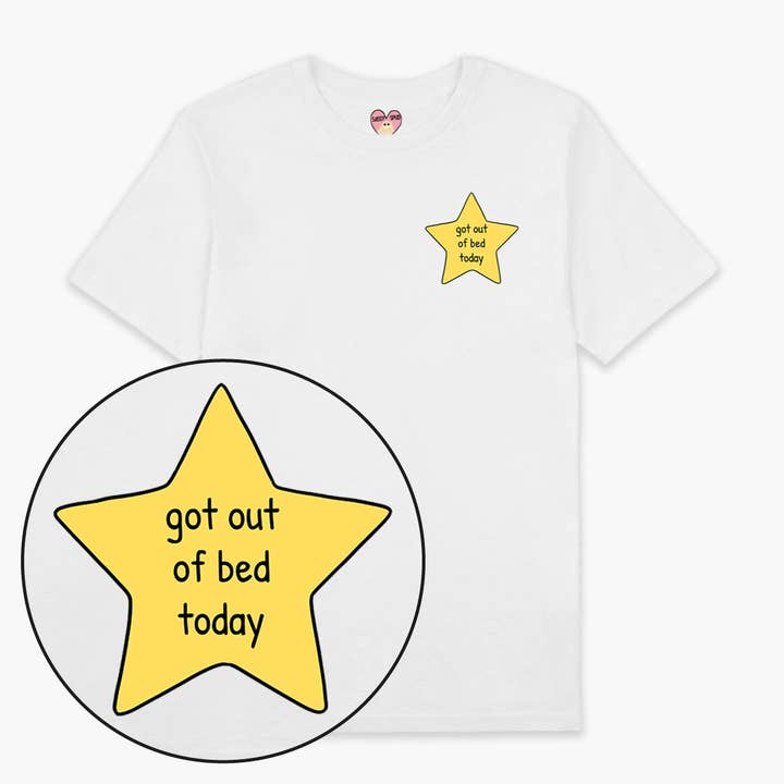 Camiseta Estrela Dourada de Cama (Unissexo) por atacado de SassySpud