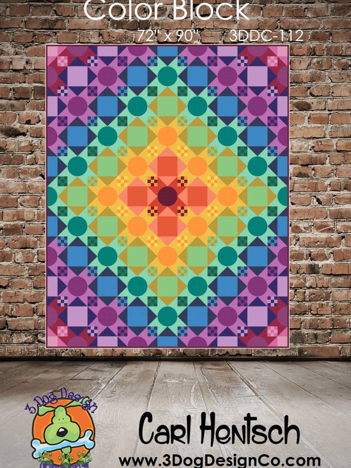 Color Block for wholesale by 3 Dog Design Company