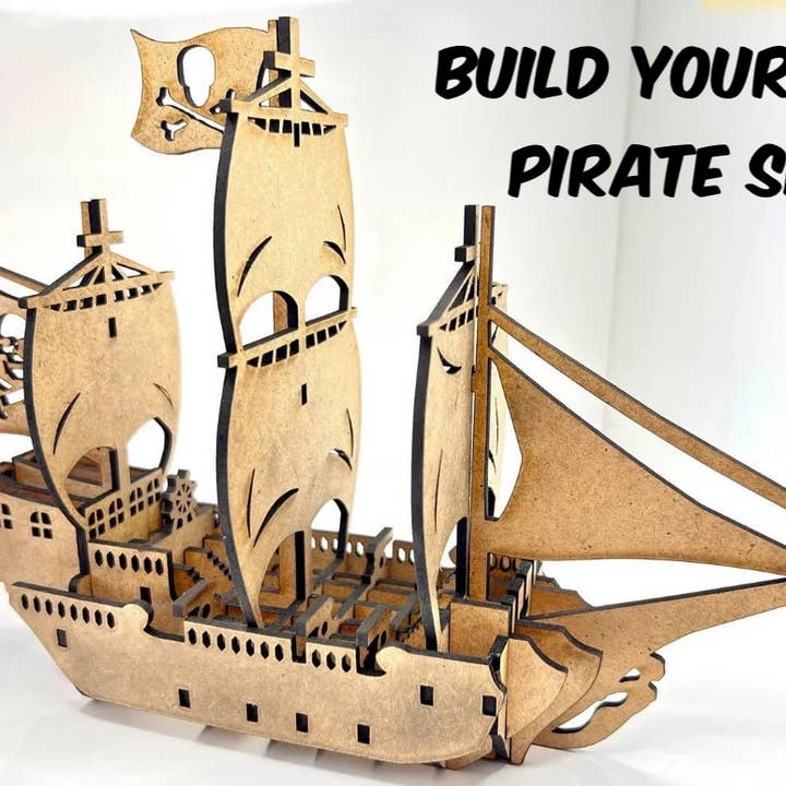 The Pumpkin Empress - Wholesale DIY Craft Kit - Build your own pirate ship KIT