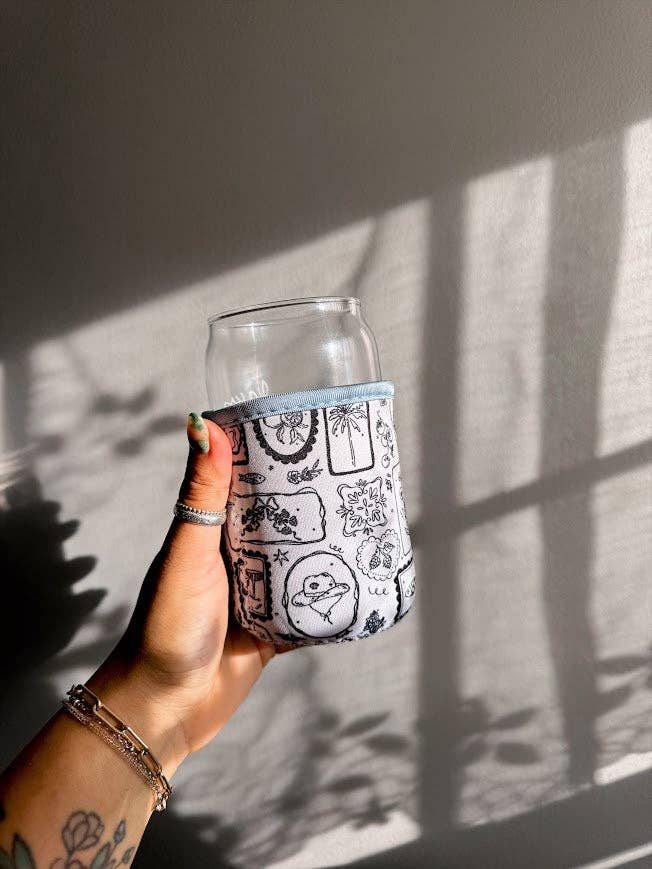 kash co studio - Wholesale Drink huggers & koozies - Seaside Dreams Cup Sleeve