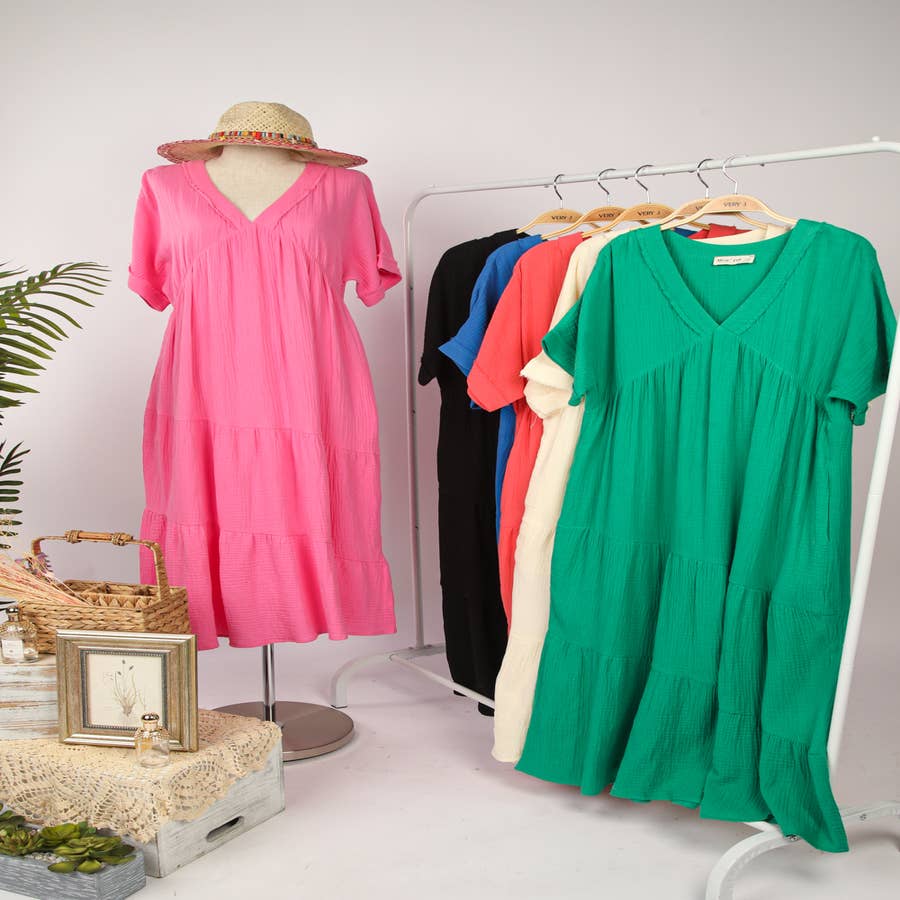 Purchase Wholesale zenana gauze dress. Free Returns & Net 60 Terms on Faire