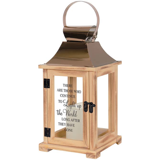 "Light Up The World" Lantern for wholesale by Gift & Garden by Carson