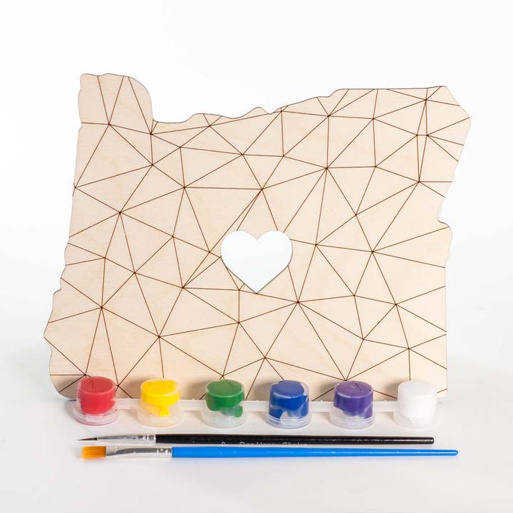 Geometric State DIY Kit for wholesale by LeeMo Designs