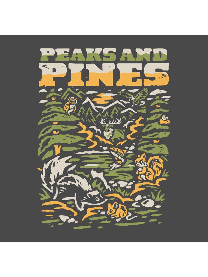 Iconic Arizona - Wholesale Screen Printed T-Shirt - Unisex - Peaks and Pines Unisex Tee4