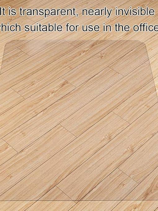 Gennemsigtig hård gulvstolmåtte 35x48 tommer for engroshandel hos VeriDepot