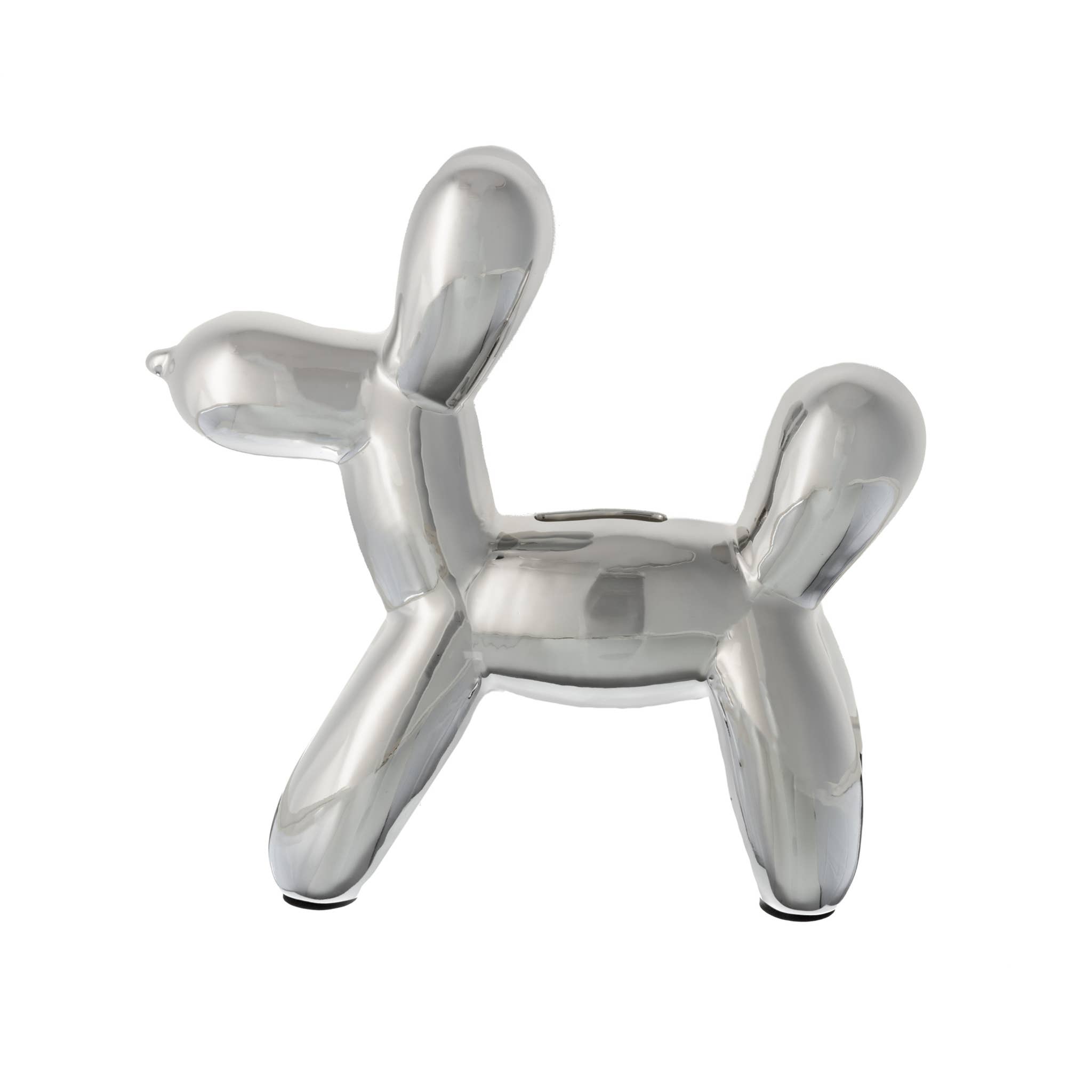 Creative Gifts International Inc. – wholesale Money/piggy bank – Balloon Dog Piggy Bank – Silver Edition2