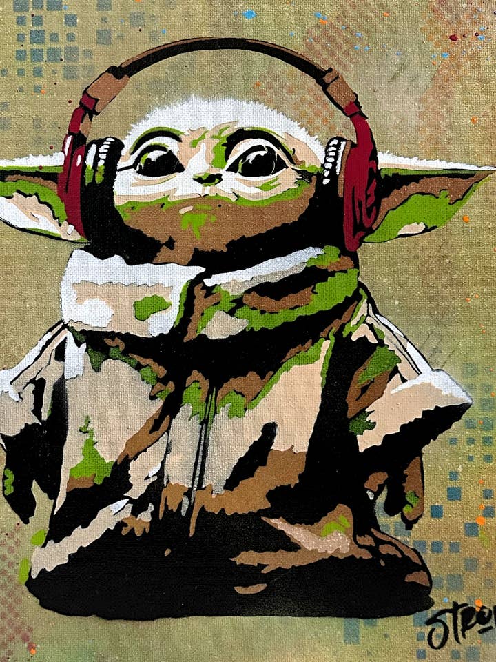 Decoración del hogar, arte de pared, regalos para él - "Grogubeats" para venta al por mayor de Art For Dudes